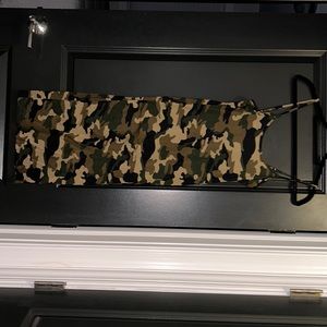 Fashion nova camo/army print maxi dress